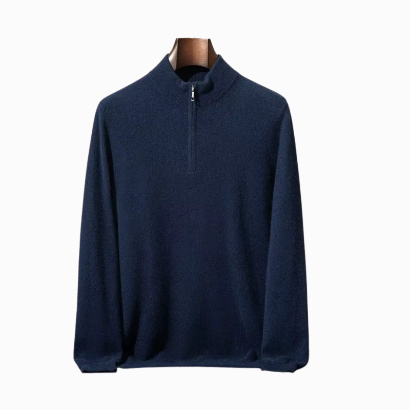 MERINO QUARTER ZIP