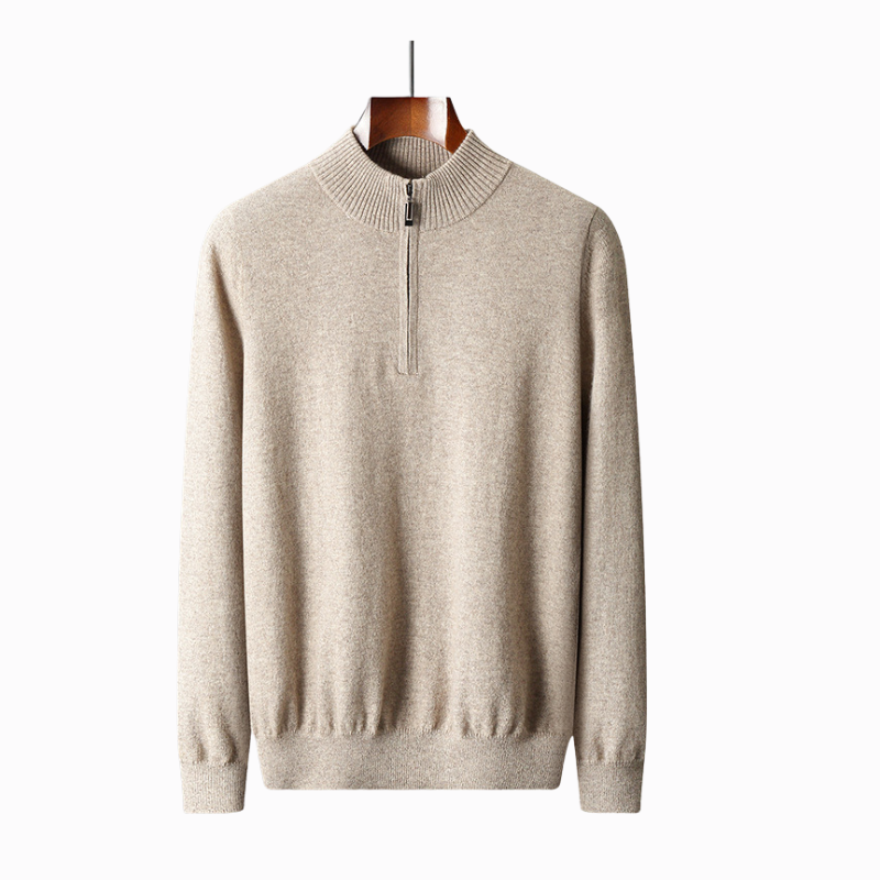 MERINO QUARTER ZIP
